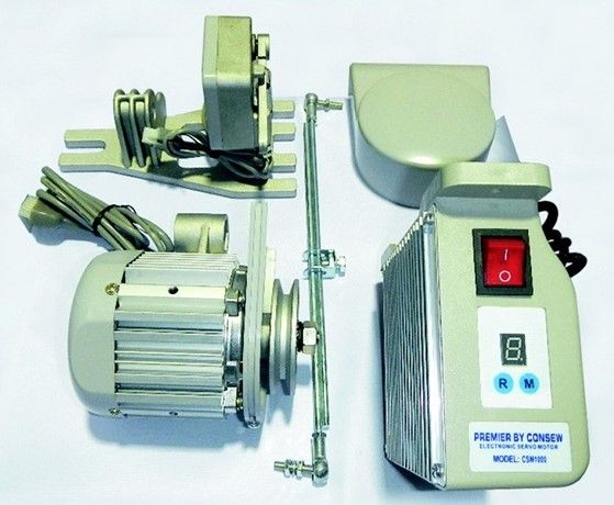 CONSEW CSM1001  
3/4 HP (550 Watt) Brushless Servo Motor that includes the Needle Positioner, CSM2000, CSM-3000, CSM,-4000,