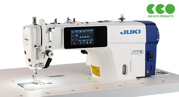 JUKI DDL-900C
Direct-drive, High-speed, 1-needle, 
Lockstitch Machine with Automatic Thread Trimmer
 (Electric Feed Length Control System )