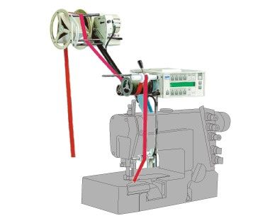 RACING MC E8U-C
COMPUTERIZED METERING DEVICE FOR COVERSTITCH MACHINE. UPPER FEED