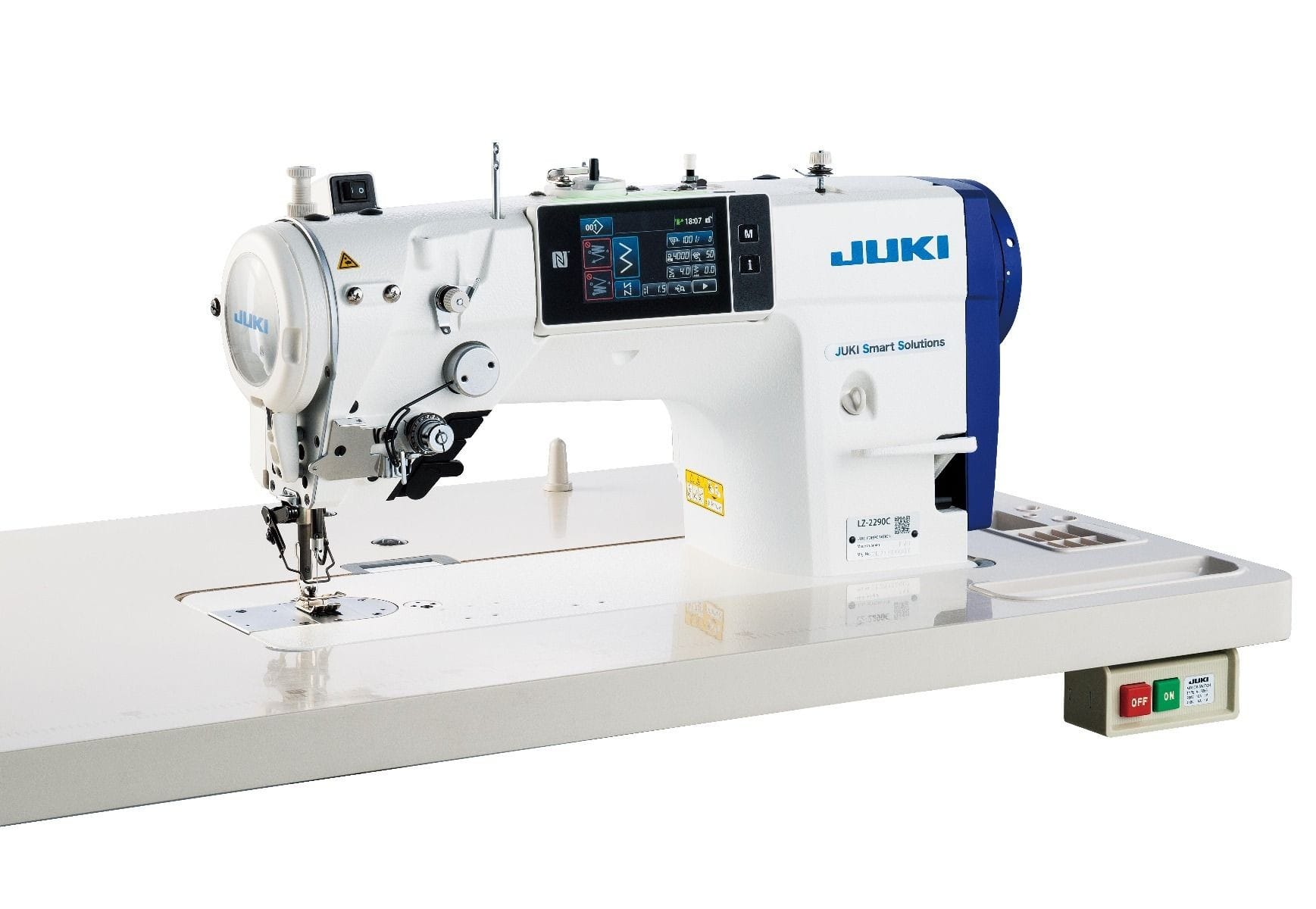 JUKI LZ-2290C-7 Series
Semi-Dry head, Digital Zigzag Stitch Sewing System
LZ-2290C-7
LZ-2290C