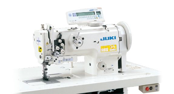 JUKI LU-1560N Series
2-Needle, Unison-Feed, Lockstitch Machine with Vertical-Axis Large Hooks
LU-1560N-7
LU-1560N
LU-1565N