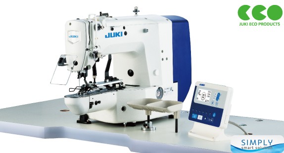 JUKI LK-1903S
Computer-controlled, High-speed, Lockstitch, Button Machine