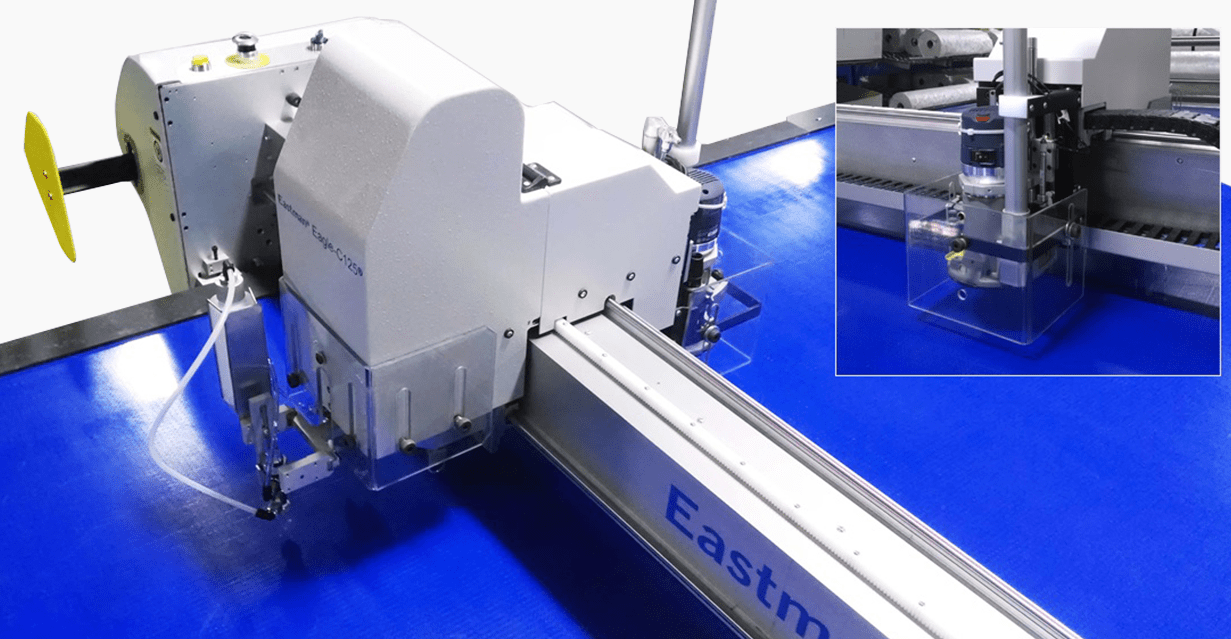 EASTMAN Combi Router - Cutting System
Eastman’s router tool head option offers a two-spindle tool head in addition to the router.