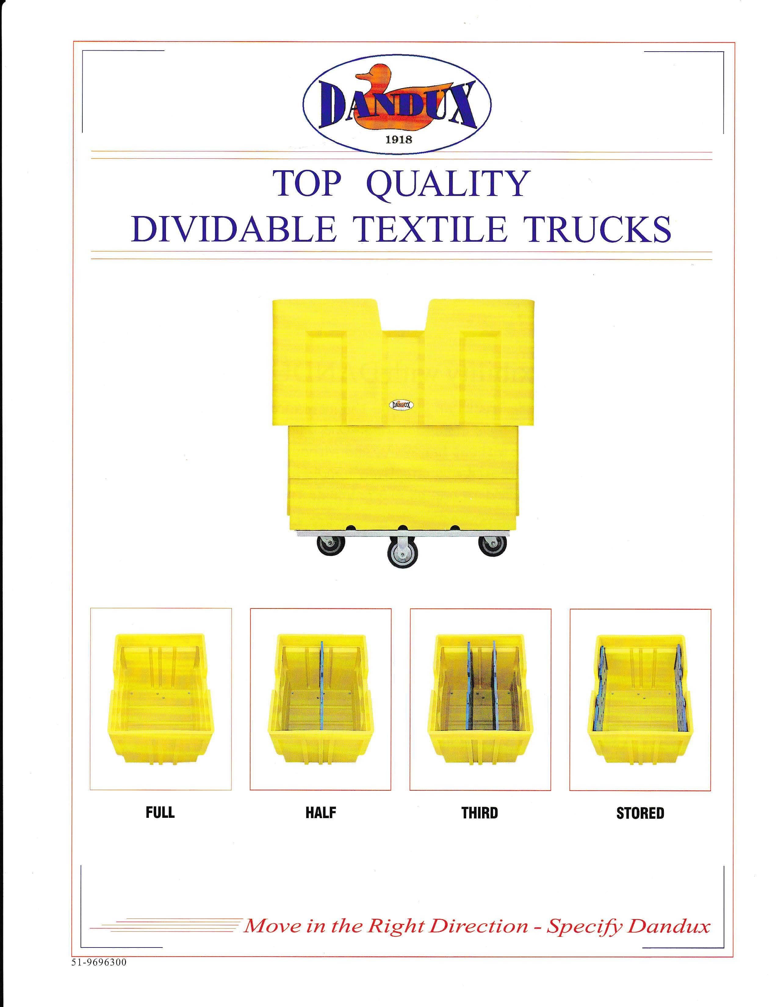 DANDUX DIVIDABLE TEXTILE TRUCKS