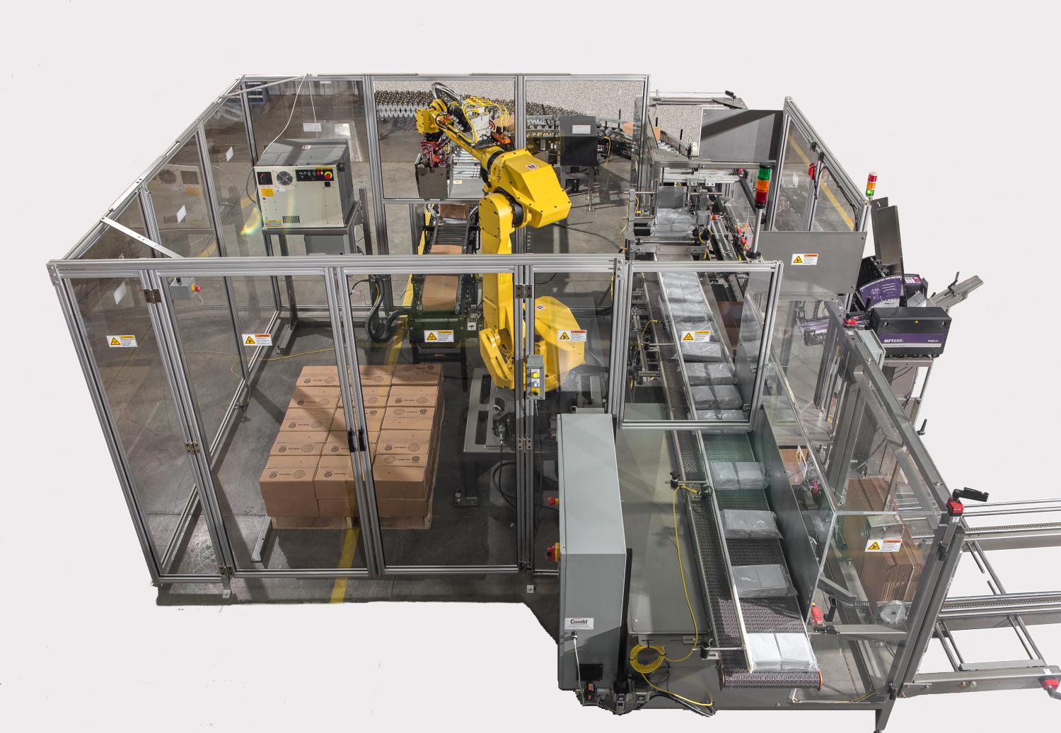 COMBI PACKAGING SOLUTIONS
COMBI ERGOPAKPAL ROBOTIC CASE PACKER AND PALLETIZER

