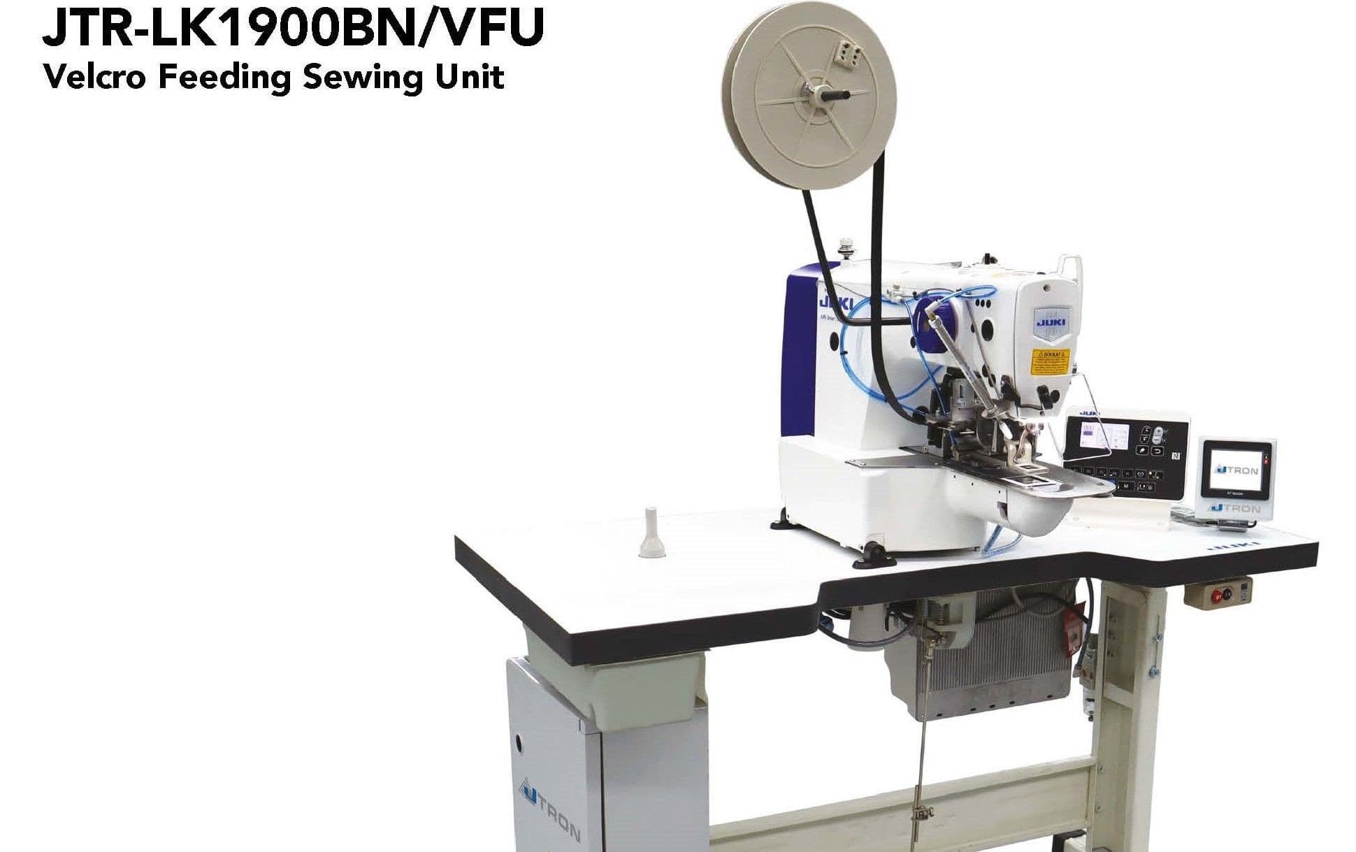 JTRON JTR-LK1900BN/VFU
Velcro Feeding Sewing Unit