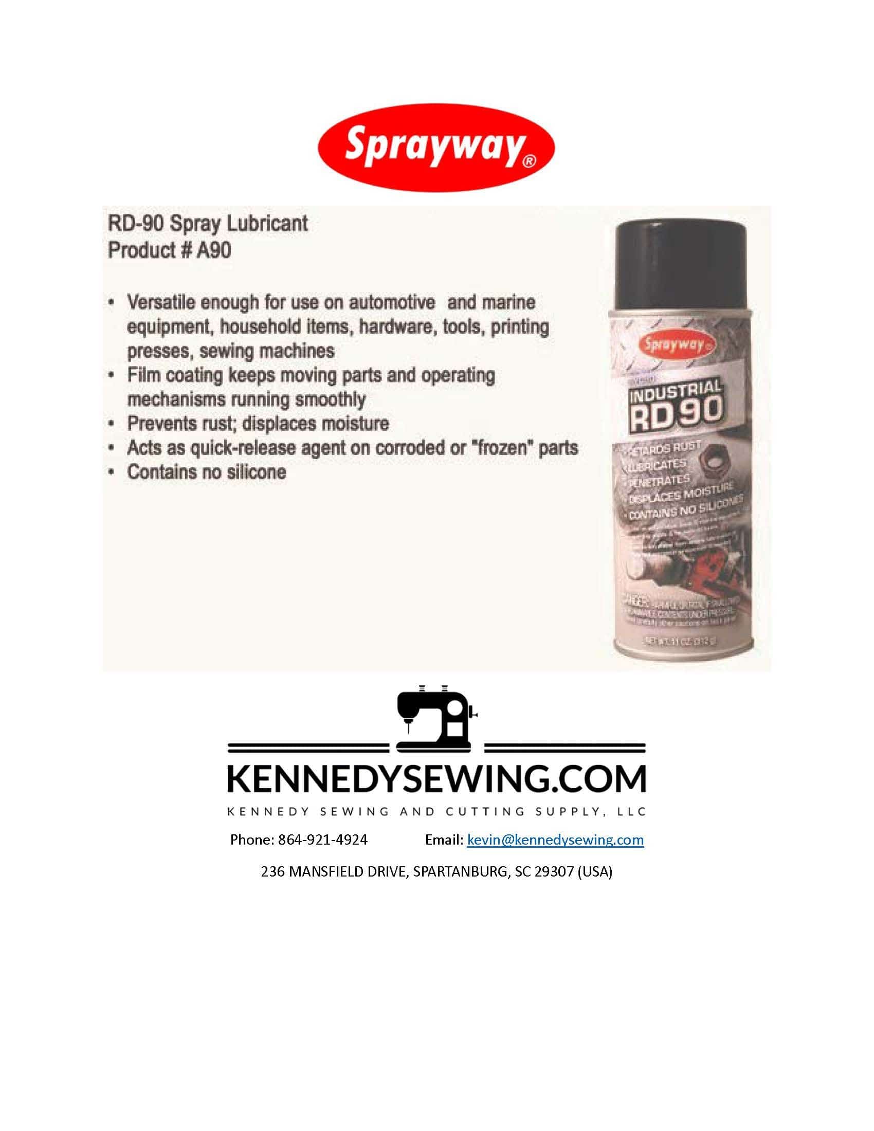 SPRAYWAY RD-90 SPRAY LUBRICANT